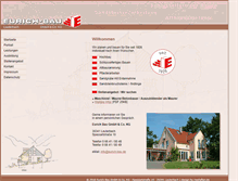 Tablet Screenshot of eurich-bau.de